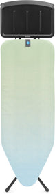 Brabantia planche à repasser c - pour centrale vapeur - 124 x 45 cm - mer apaisante
