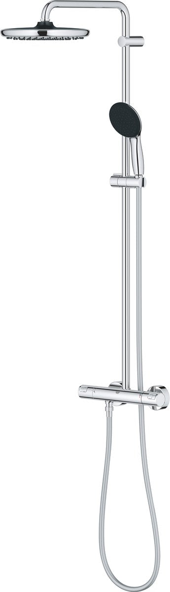 Grohe vitalio start 250 douche à effet pluie - ø 25 cm - économie d'eau - avec robinet thermostatique - chrome