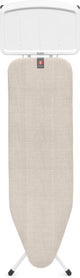 Brabantia planche à repasser b - pour centrale vapeur - 124 x 38 cm - gris denim