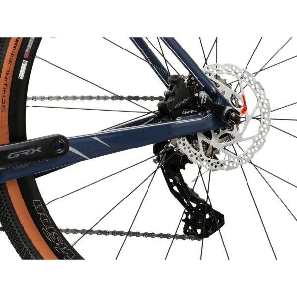 Vélo gravel Kross 28'' esker 8.0 - modèle 2025 - bleu marine - grand (21 )