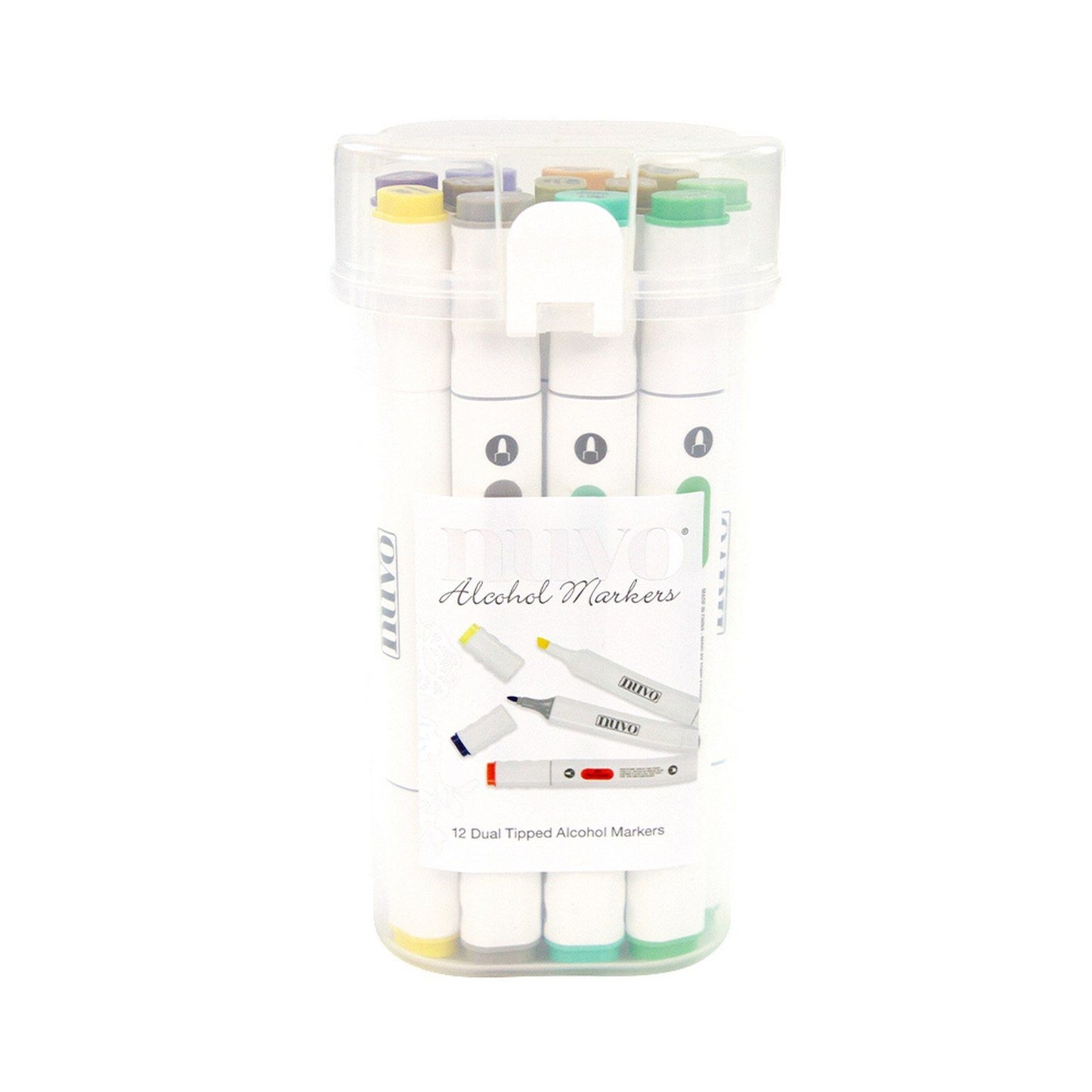 Nuvo par tonic studios nuvo • marqueur tons moyens sourds 12pcs