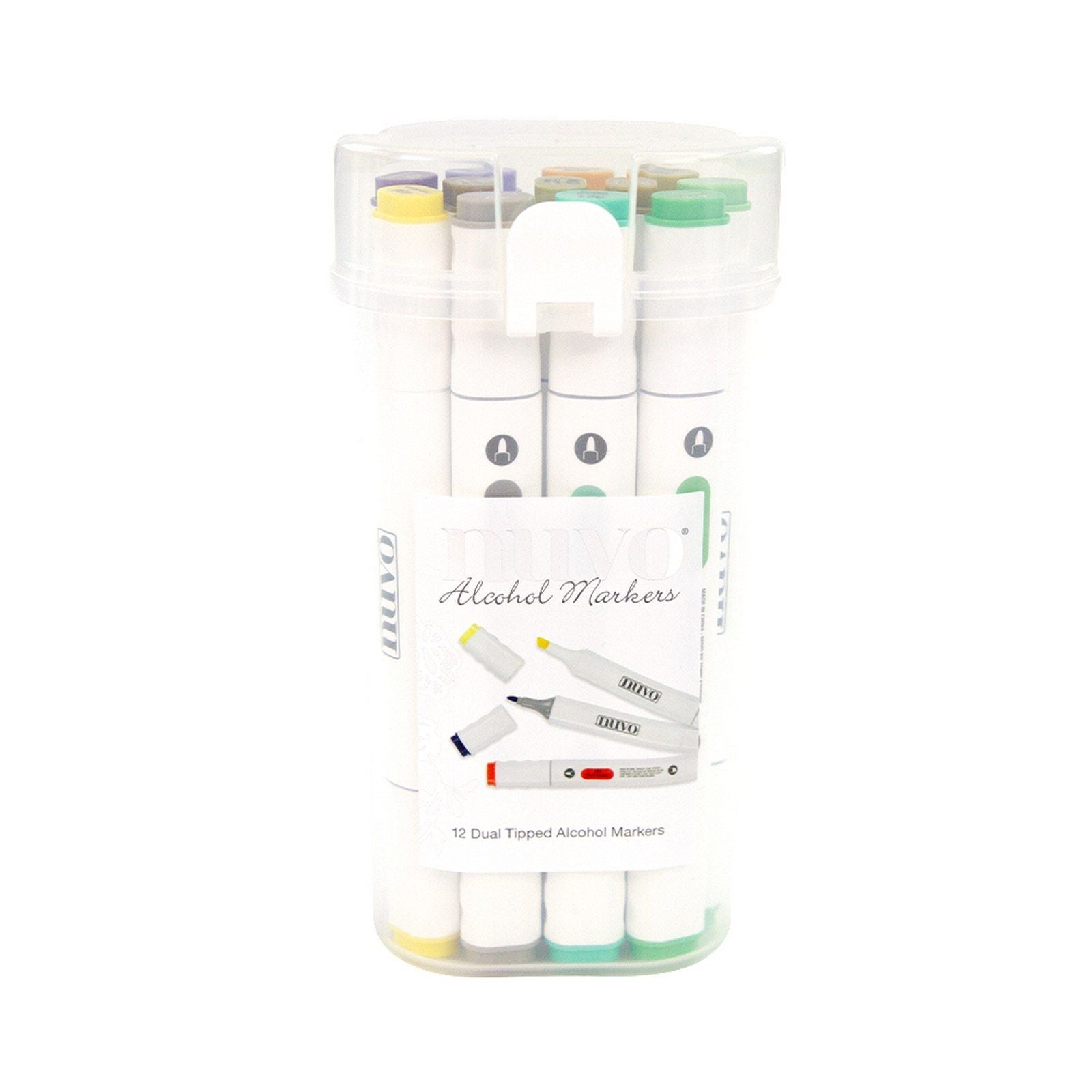 Nuvo par tonic studios nuvo • marqueur tons moyens sourds 12pcs