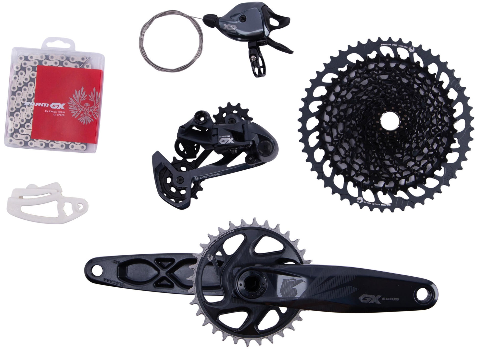 Sram shift.gr.set gx eagle 175 mm