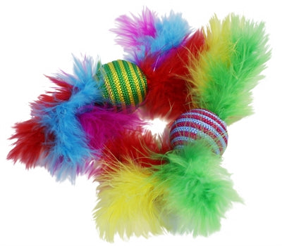 Cat 'n' Caboodle Ball avec cliquet et plumes