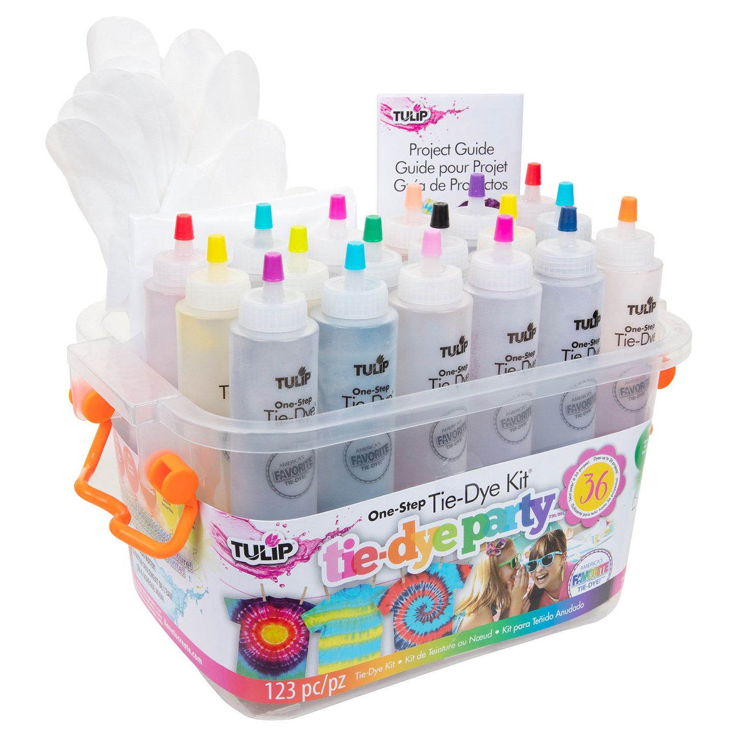 Tulipe tie-dye en une étape tulipe • kit tie-dye 14 couleurs