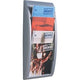 Porte-brochures mural paperflow 406135 a4 argent