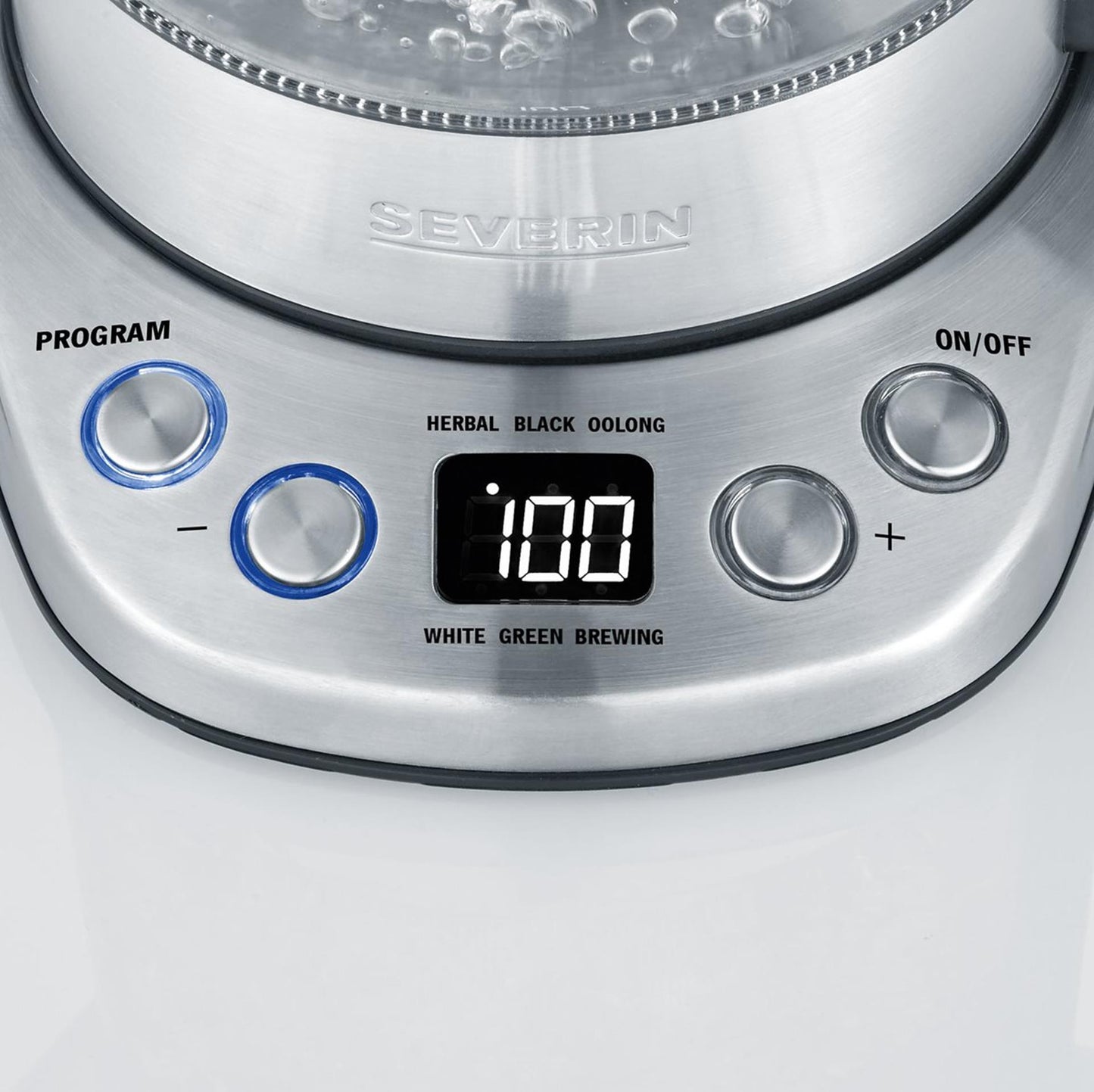 Bouilloire Severin verre inox 1l 2200w