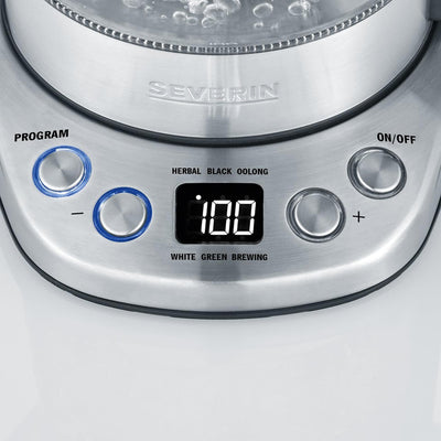 Bouilloire Severin verre inox 1l 2200w