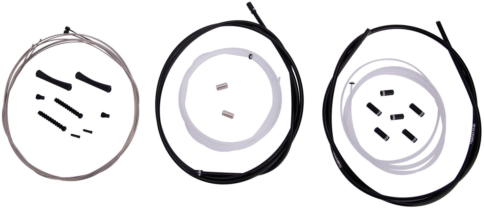 Sram jeu de câbles de dérailleur slickwire pro line set slickwire pro 2x2300mm noir