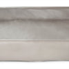 Bia lit artificiel en cuir couverture de chien panier de chien taupe