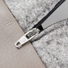 Bia lit artificiel en cuir couverture de chien panier de chien taupe
