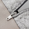 Bia lit artificiel en cuir couverture de chien panier de chien taupe