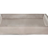 Bia lit artificiel en cuir couverture de chien panier de chien taupe