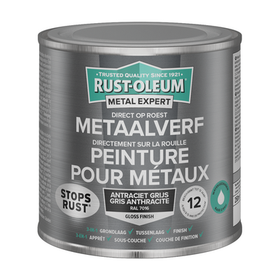 Rust-oleum 1071322 - peinture métal-hg - ral7016 -250mldirectement sur rouille | 1 pièce