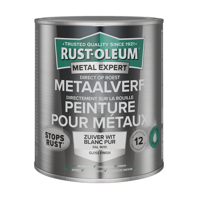 Rust-oleum 1071319 - peinture métal-hg - ral9010 -750mldirectement sur rouille | 1 pièce