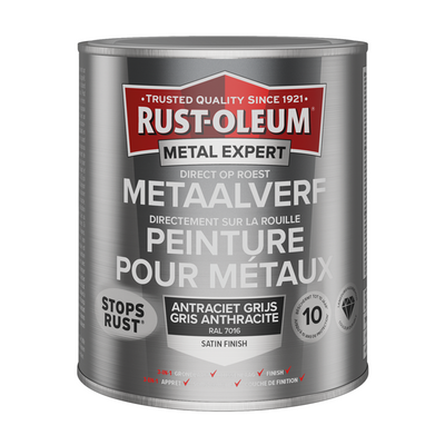 Rust-oleum 1071333 - peinture métal -zg -ral7016 -750mldirectement sur rouille | 1 pièce