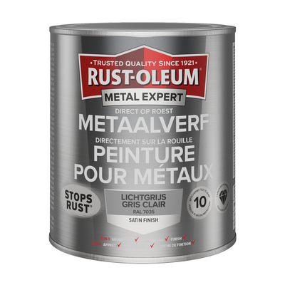 Rust-oleum 1071336 - peinture métal -zg -ral7035 -750ml directement sur la rouille | 1 pièce