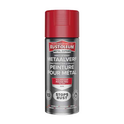 Rust-oleum 1071344 - peinture métal -hg -ral3000 -400mldirectement sur rouille | 1 pièce