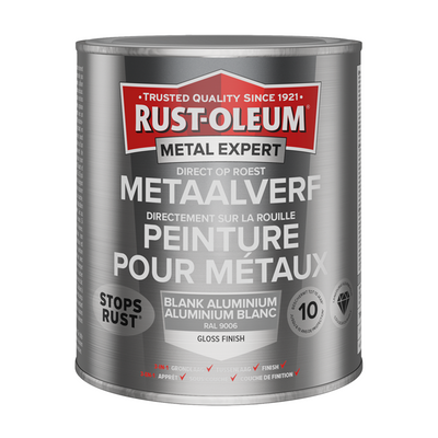 Rust-oleum 1071353 - peinture métal -hg -ral9006 -400mldirectement sur rouille | 1 pièce