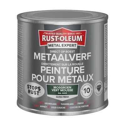 Rust-oleum 1071406 - peinture métal-hg -ral6005 - 250m directement sur la rouille | 1 pièce