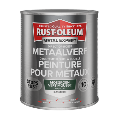 Rust-oleum 1071408 - peinture métal-hg-ral6005 -750ml directement sur la rouille | 1 pièce