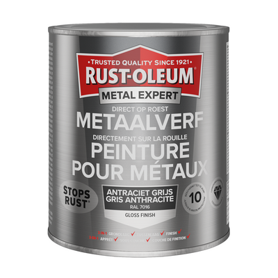 Rust-oleum 1071347 - peinture métal -hg -ral7016 -750mldirectement sur rouille | 1 pièce