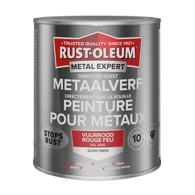 Rust-oleum 1071409 - peinture porte de garage ral3000- 750m métal expert | 1 pièce
