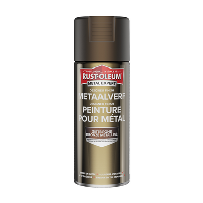 Rust-oleum 1071379 - peinture métal - bronze coulé - finition design expert en métal 400m | 1 pièce