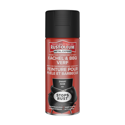 Rust-oleum 1071381 - Peinture BBQ - noir mat 400ml | 1 pièce