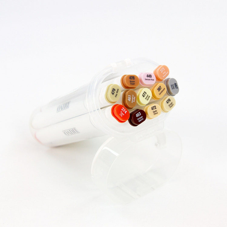 Nuvo par tonic studios nuvo • marqueurs cheveux-skintones 12pcs