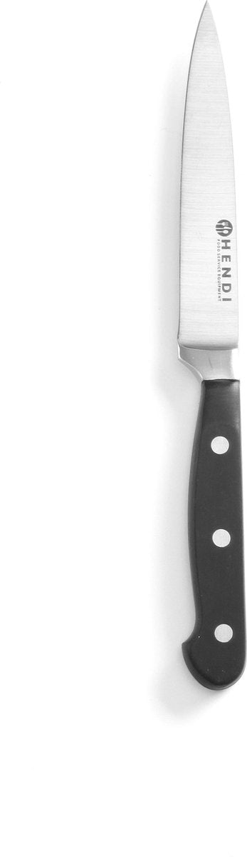 Couteau de cuisine Hendi – tranchant comme un rasoir – résistant à la corrosion – manche ergonomique – 240 mm – noir