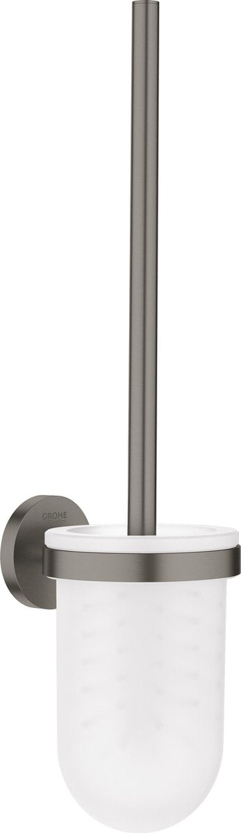 Ensemble de brosses de toilette Grohe essentials - modèle mural - graphite dur brossé (anthracite mat)