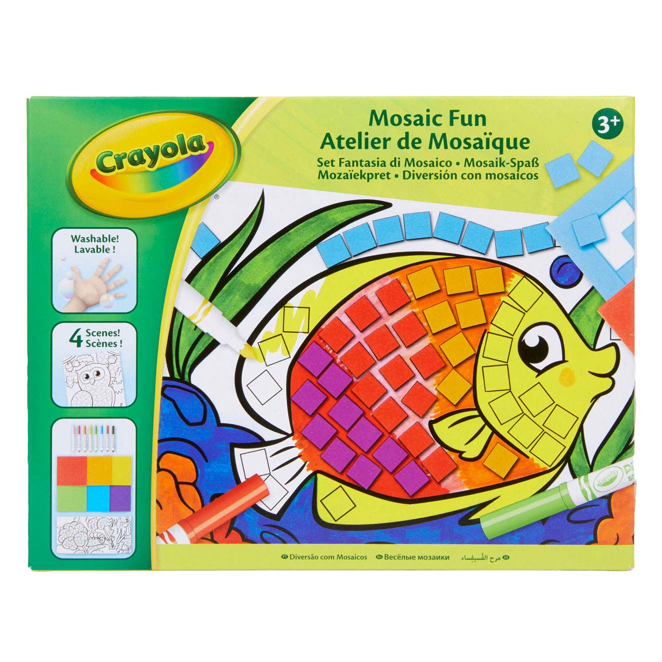Crayola Mosaic Fun avec des marqueurs