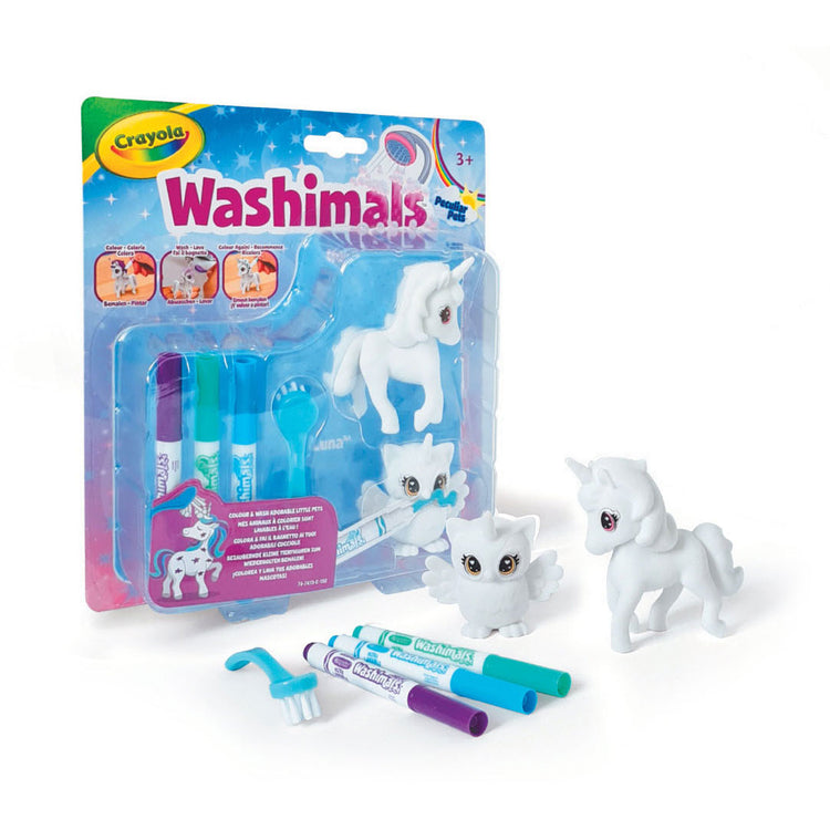 Crayola Washimals Dieren Eenhoorn et Owl Una