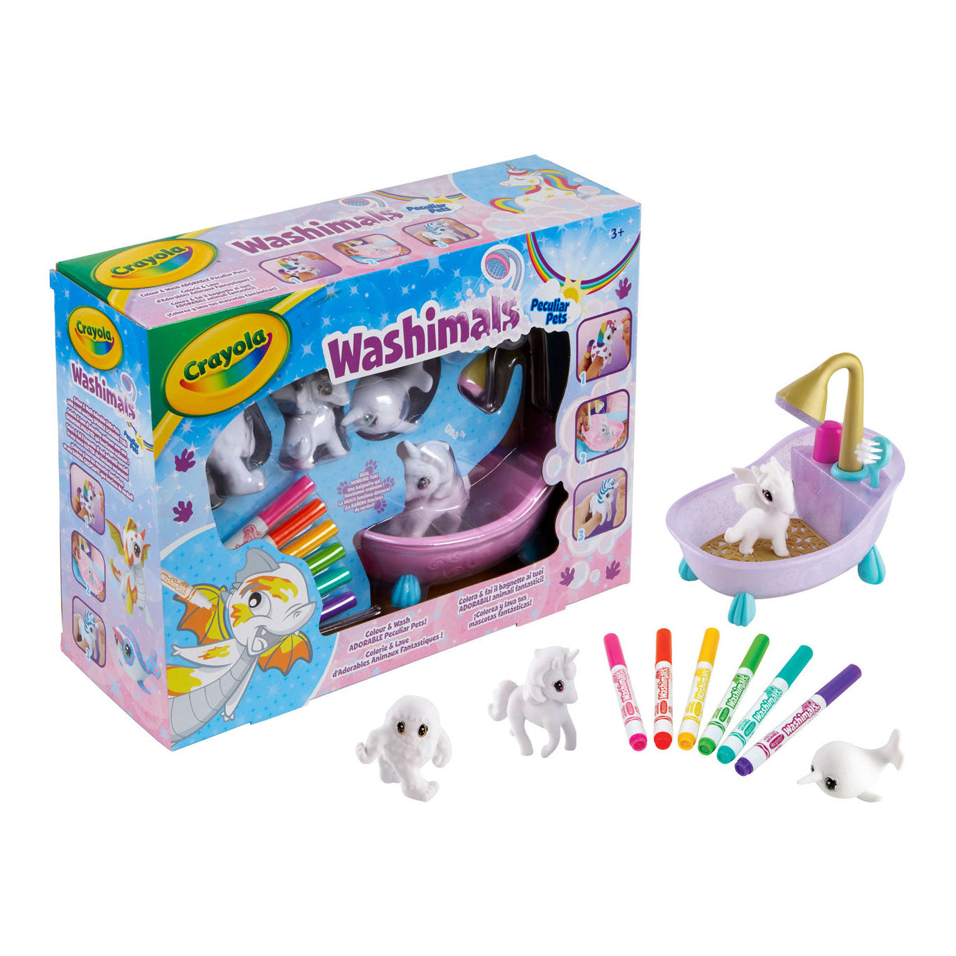 Crayola washimals fantasy bates set