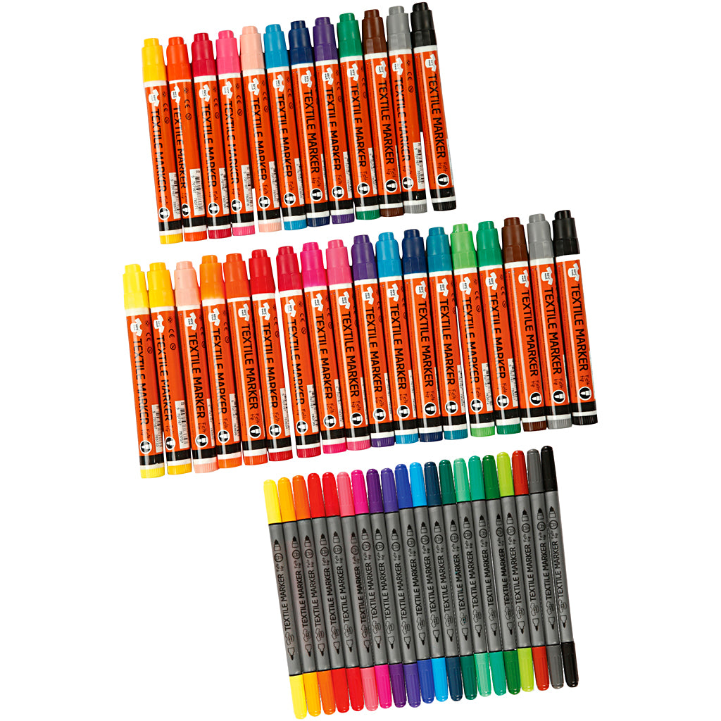 Creativ Company Textile Markers Color, 50th.