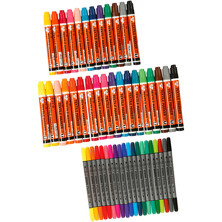 Creativ Company Textile Markers Color, 50th.