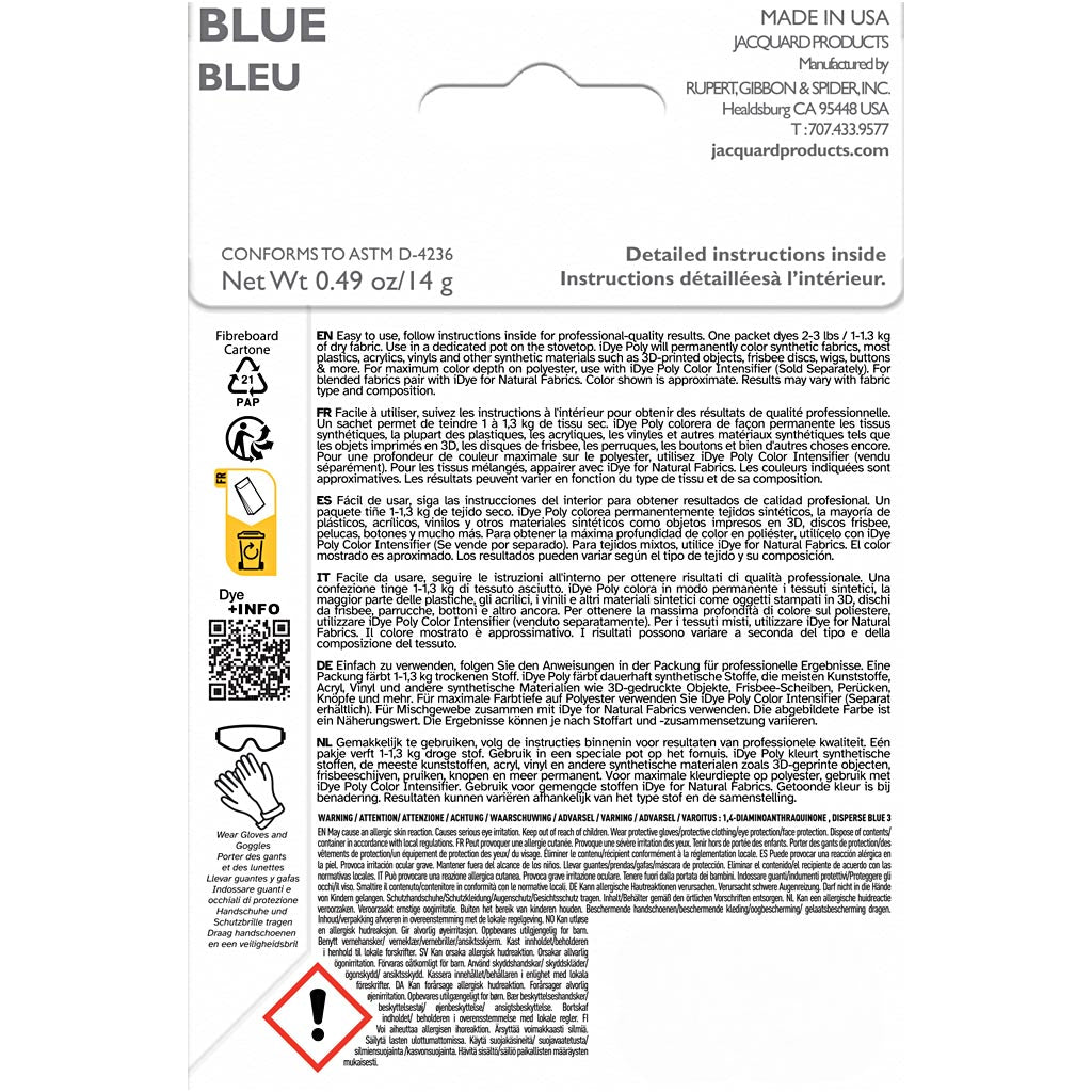Idye Poly, bleu, 14 gr 1 boîte