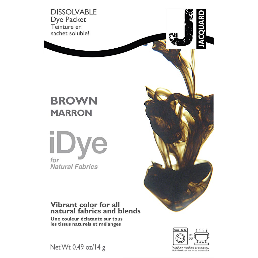 IDYE pour les tissus naturels, marron, 14 gr 1 boîte