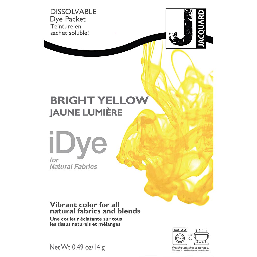 IDYE pour les tissus naturels, jaune vif, 14 gr 1 boîte