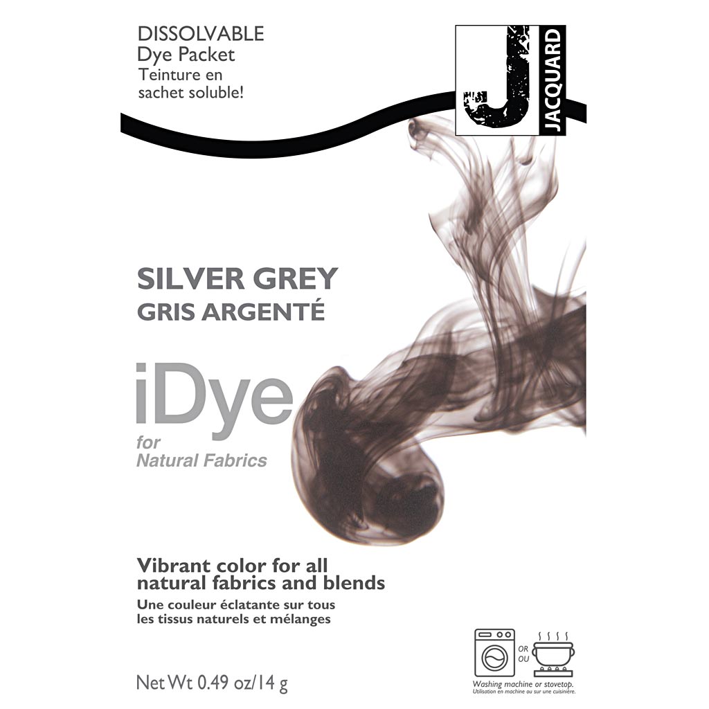 IDYE pour les tissus naturels, argent, 14 gr 1 boîte