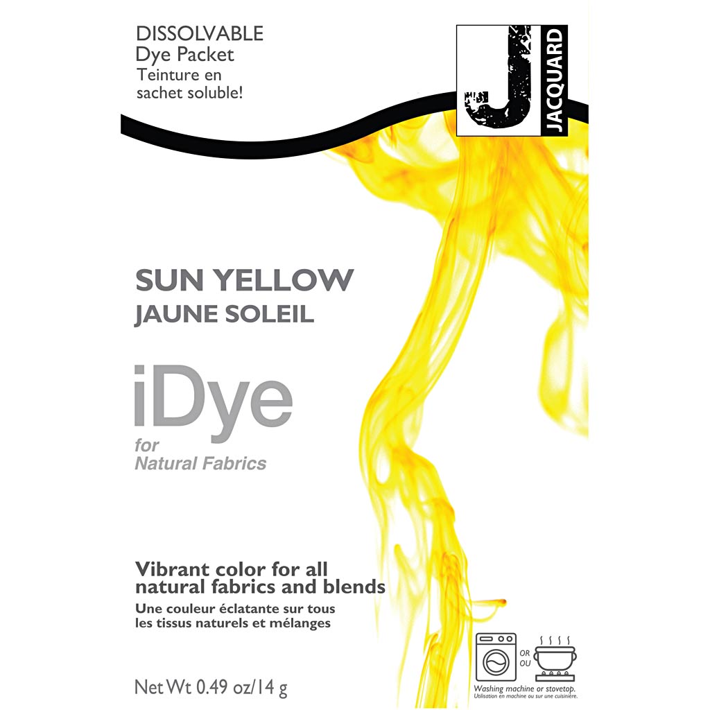 IDYE pour les tissus naturels, jaune soleil, 14 gr 1 boîte