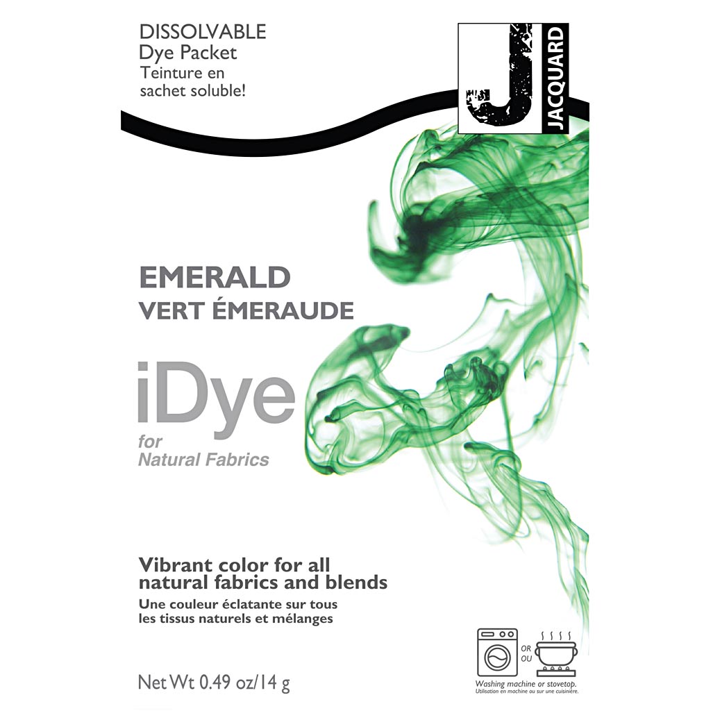 IDYE pour les tissus naturels, émeraude, 14 gr 1 boîte