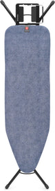 Brabantia planche à repasser b - pour fer - 124 x 38 cm - bleu denim