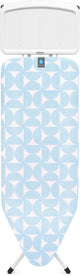Brabantia table à repasser c - pour centrale vapeur - 124x45cm - brise fraîche