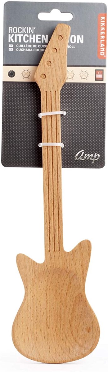 Kikkerland ustensile de cuisine guitare - cuillère