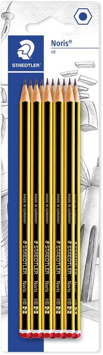 Staedtler crayon graphite noris hb | blister de 10 pièces