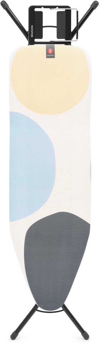 Brabantia planche à repasser b - pour fer - 124 x 38 cm - bulles à ressort