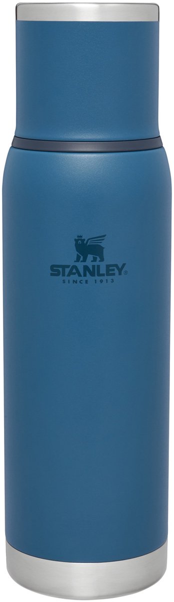 Bouteille thermos Stanley Adventure to-go 1l - 25 heures chaud - 27 heures froid - étanche - couvercle isotherme - sans BPA - bouchon verseur pour un versement contrôlé - abyss