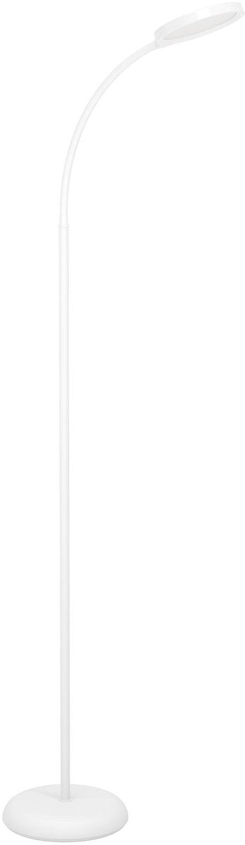Lampadaire Eglo lauro - LED - 152 cm - blanc - lumière blanche orientable - dimmable